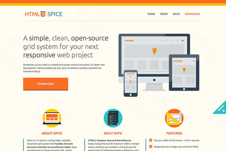 HTML5 Spice web project