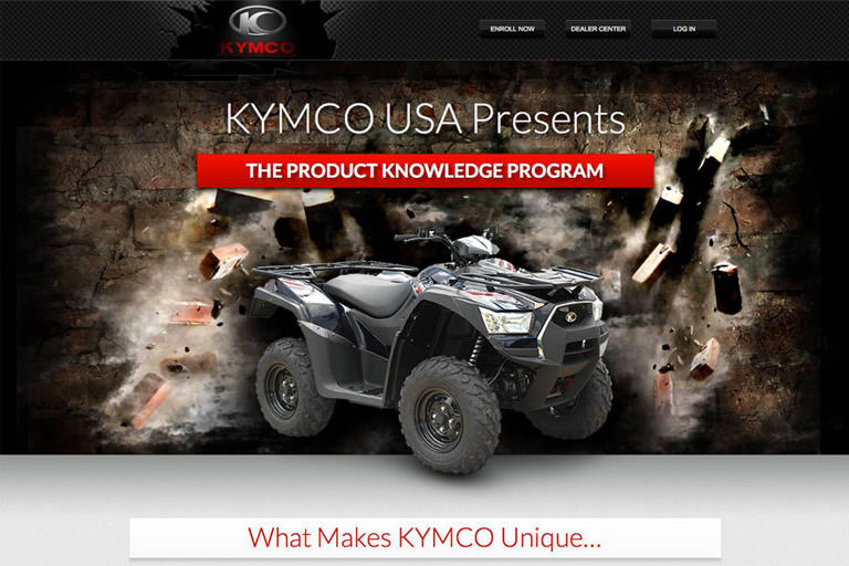 Kymco web application